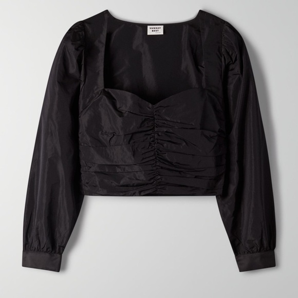 Aritzia Sunday Best Petal Blouse - Picture 6 of 16